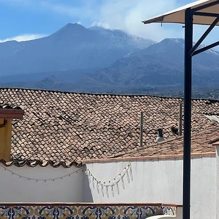 Casa Da Zero - Terrazza Etna A 5' Dal Mare Vakantiehuis
